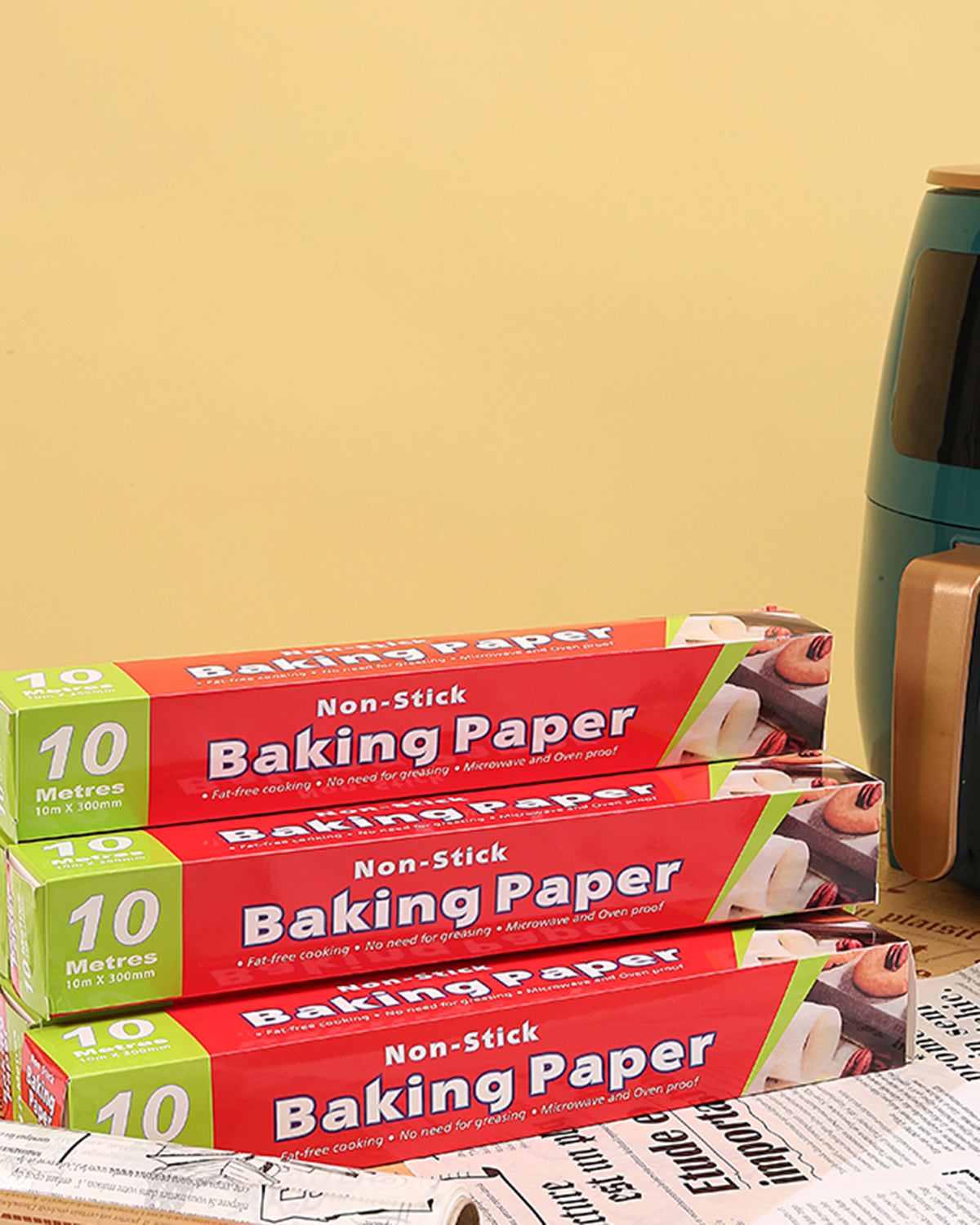 2/2.5m Parchment Paper Roll For Baking, Non-Stick Wax Paper For Decorative  Food Packaging, Cartoon Baking Pan