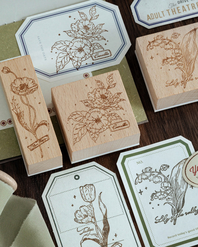 Botanical Wooden Stamps – FODORY.com
